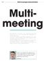 Multimeeting. 182 Vergaderen&Horeca / Multi-meetingConferentietafels