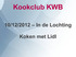 Kookclub KWB. 10/12/2012 In de Lochting. Koken met Lidl