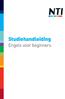 Studiehandleiding. Engels voor beginners