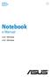 DU8453 Eerste editie Juli Notebook e-manual : X552 Serie 14.0 : X452 Serie