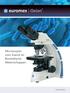 Oxion. Microscopen voor Exacte en Biomedische Wetenschappen NEDERLANDS