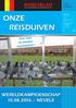 ONZE REISDUIVEN BONDSBLAD WERELDKAMPIOENSCHAP NEVELE. Een niet te missen evenement! nr.2. bpost PB- PP B-703 BELGIE(N) - BELGIQUE