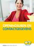 OPENINGSUREN EN CONTACTGEGEVENS