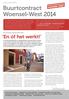 buurtcontract Woensel-West 2014