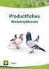 Productfiches. Wedstrijdduiven SCIENCE ANIMA S