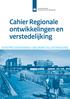 Cahier Regionale ontwikkelingen en verstedelijking
