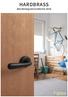 HARDBRASS deurbeslag kerncollectie 2016