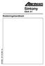 Sintony SAK 41. Bedieningshandboek 8AA A0-01/11/99 - NL - 8AA A0-01/11/99 - NL -