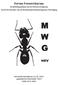 Mededelingenblad van de Mierenwerkgroep Sectie Formicidae van de Nederlandse Entomologische Vereniging. Forum Formicidarum