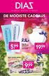 DE MOOISTE CADEAUS. feestelijk voor u ingepakt. EAU DE LANCASTER Bodymilk of showergel 200 ml. van 8.99 NU 3 VOOR