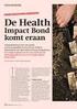 Health Impact Bonds. Een nieuw financieringsinstrument voor de gezondheidszorg