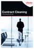 Contract Cleaning The professional way