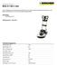 Eénschijfsmachines BDS 51/180 C Adv. Uitrusting: Tank optioneel 10 l. Technische gegevens