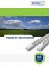 Product- en Specificatielijst. Tot wel 70% energie besparing