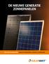 DE NIEUWE GENERATIE ZONNEPANELEN