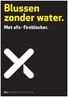 Blussen zonder water. Met afx- f ireblocker.