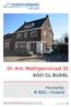 Dr. Ant. Mathijsenstraat CL BUDEL. Huurprijs: 900,-/maand. 0495/