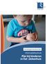 kindergeneeskunde informatiebrochure Pijn bij kinderen in het ziekenhuis
