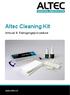 Altec Cleaning Kit Inhoud & Reinigingsprocedure