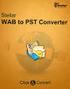 Stellar OST to PST Converter 6.0. Gebruikersinstructie