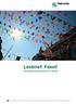 Lesbrief: Feest! Thema: Mens & Dienstverlenen in de Toekomst