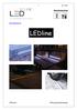 Gebruiksaanwijzing.  LEDline. LEDline gebruiksaanwijzing