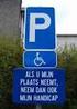 Parkeerplaatsen voor personen met een handicap te Kortrijk. Onderzoek voorjaar 2014