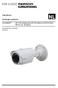 Handboek. Analoge camera's. 1/3 CCD Bulletcamera AFZ 3.8~38mm ICR 35 IR LED's 700TVL ext. afregeling GCA-B2357T