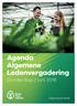 Agenda Algemene Ledenvergadering