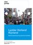 Ladder Holland Rijnland. Basisonderbouwing plannen winkels. Stec Groep aan Holland Rijnland