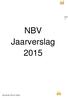 Pagina 1. NBV Jaarverslag Jaarverslag 2015/VS/NBV/v