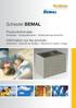 Schiedel BEMAL. Productinformatie Afmetingen - Versleepelementen - Verdiepingshoge elementen