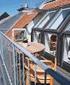 d. Dakterras/balkon: open uitbouw aan een bovenverdieping dat behoort aan een bouwwerk