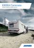 ERIBA Caravans. Individuele reisvrijheid met de ERIBA caravans 2017.