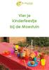 Vier je kinderfeestje bij de Moestuin