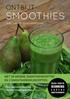 SMOOTHIES SNEL, LEKKER EN SUPERGEZOND!