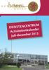 DIENSTENCENTRUM Activiteitenkalender juli-december 2013