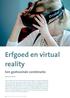 Erfgoed en virtual reality
