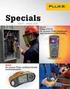 SPECIALS. ACTIE Fluke 115 Veiligheidspakket. ACTIE Fluke 325 Promo Kit. Voorjaar-zomer Voorjaar-zomer
