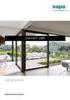Confort 160. Schuifsystemen. Sapa Building System