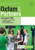Oxfam& Partners. Jaarrapport é Terugblik op onze activiteiten é Financiële gegevens é Oxfam-Solidariteit dankt u!