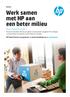 Werk samen met HP aan een beter milieu
