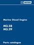 Marine Diesel Engine M3.28 M3.29. Parts catalogue