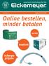 Online bestellen, minder betalen