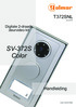 T372SNL. rev Digitale 2-draads deurvideo kit. SV-372S Color. Handleiding. Cod