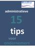 administratieve tips voor ondernemers