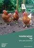 Huisdierwijzer kip. Gallus gallus domesticus DEPARTEMENT LEEFMILIEU, NATUUR & ENERGIE