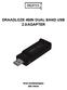 DRAADLOZE 450N DUAL BAND USB 2.0-ADAPTER