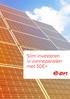 Slim investeren in zonnepanelen met SDE+