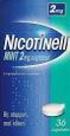 Bijsluiter: informatie voor de gebruiker. Nicorette Freshmint 2 mg en 4 mg zuigtabletten Nicotine